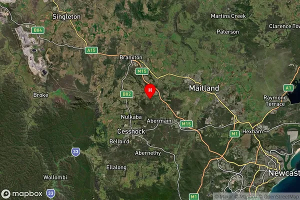 Keinbah,New South Wales Satellite Map