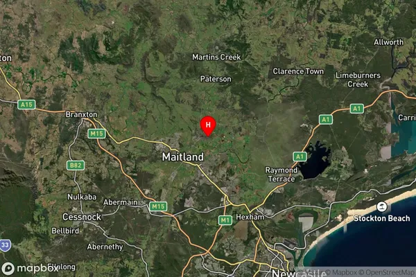 Largs,New South Wales Satellite Map