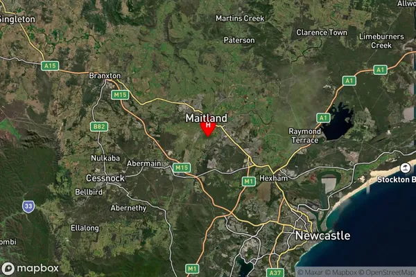 Louth Park,New South Wales Satellite Map