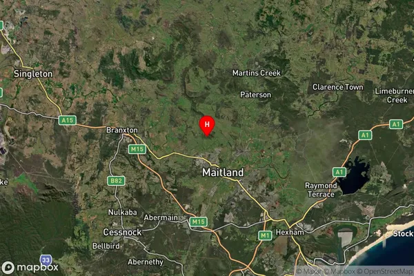 Melville,New South Wales Satellite Map