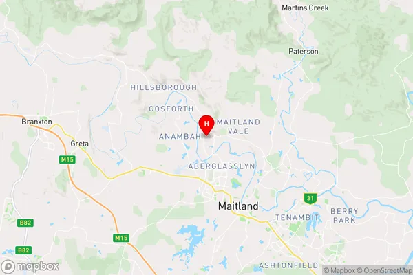 Melville,New South Wales Area Map