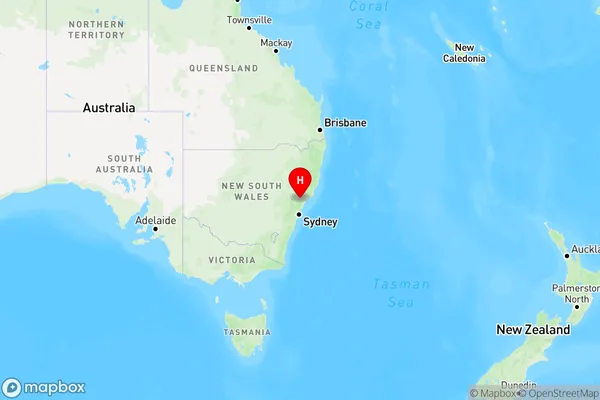 Pokolbin,New South Wales Region Map