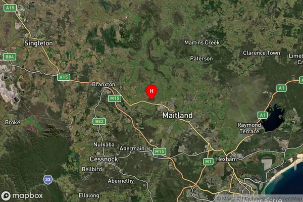 Windella,New South Wales Satellite Map