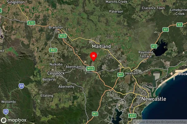 Cliftleigh,New South Wales Satellite Map