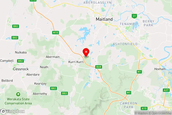 Heddon Greta,New South Wales Area Map