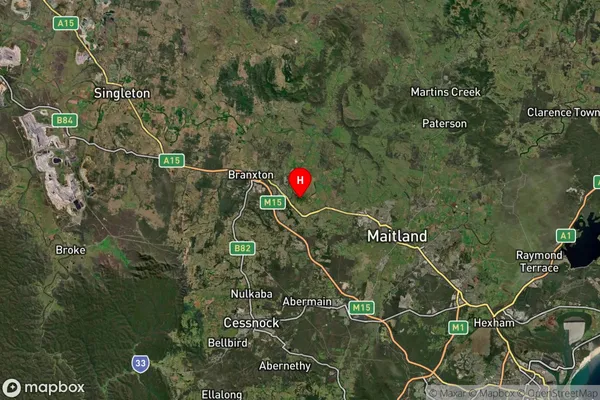 Oswald,New South Wales Satellite Map