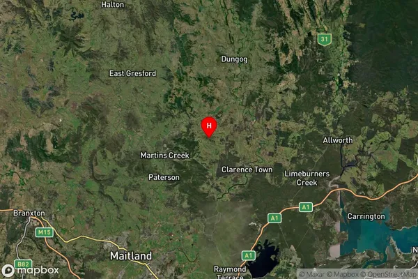 Woerden,New South Wales Satellite Map