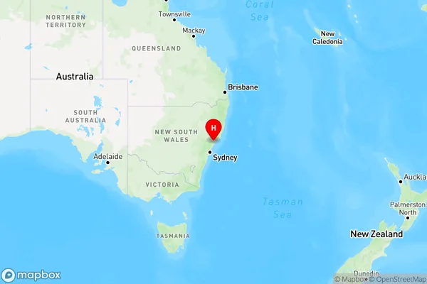 Beresfield,New South Wales Region Map