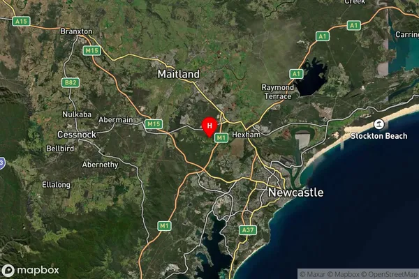 Black Hill,New South Wales Satellite Map