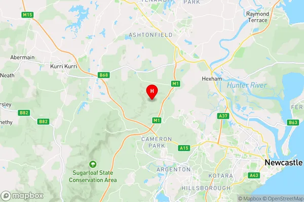 Stockrington,New South Wales Area Map