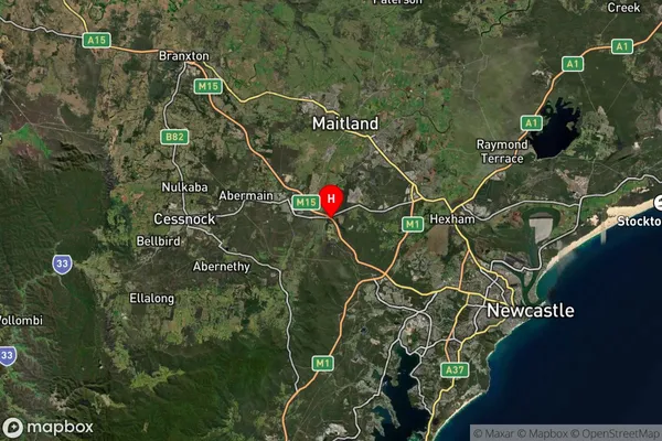 Buchanan,New South Wales Satellite Map