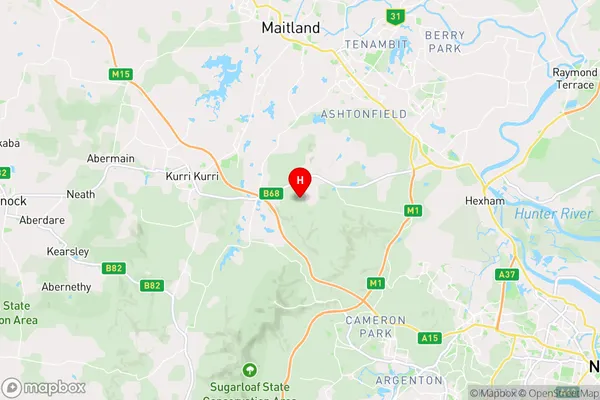 Buttai,New South Wales Area Map