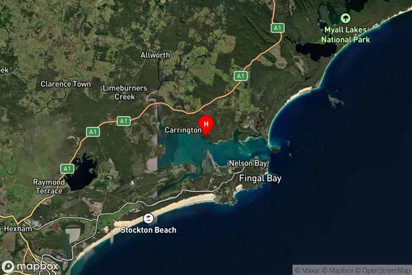 Bundabah,New South Wales Satellite Map