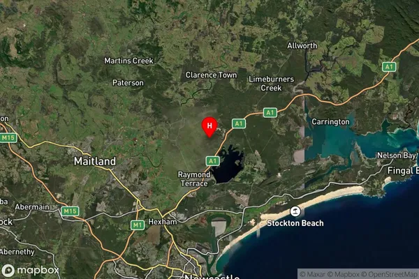 Eagleton,New South Wales Satellite Map