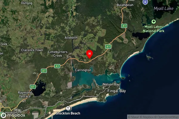 North Arm Cove,New South Wales Satellite Map