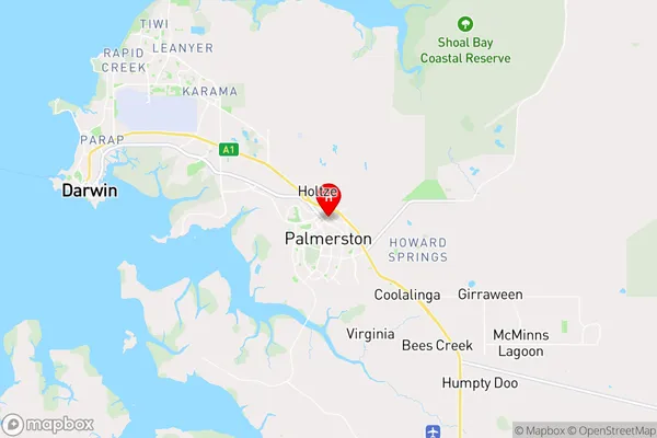 Farrar,Northern Territory Area Map