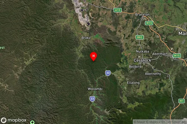 Cedar Creek,New South Wales Satellite Map