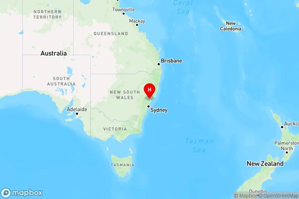 Kearsley,New South Wales Region Map