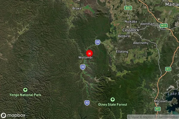 Narone Creek,New South Wales Satellite Map