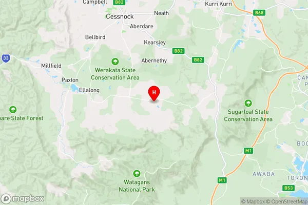 Quorrobolong,New South Wales Area Map