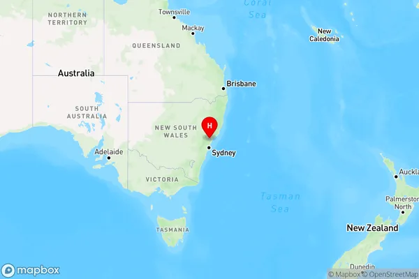 Watagan,New South Wales Region Map