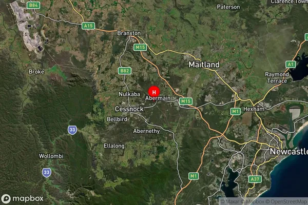 Neath,New South Wales Satellite Map