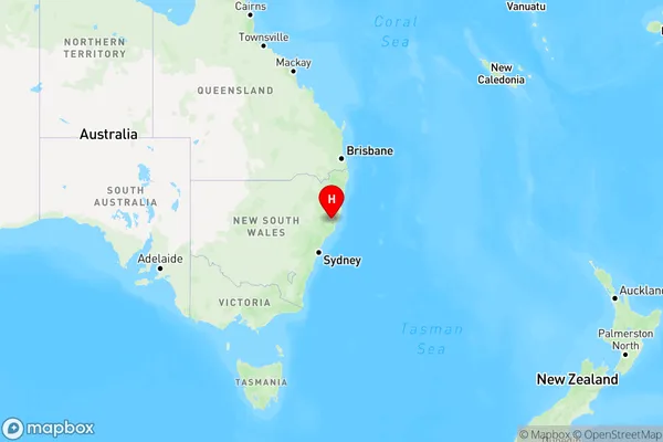 Wherrol Flat,New South Wales Region Map