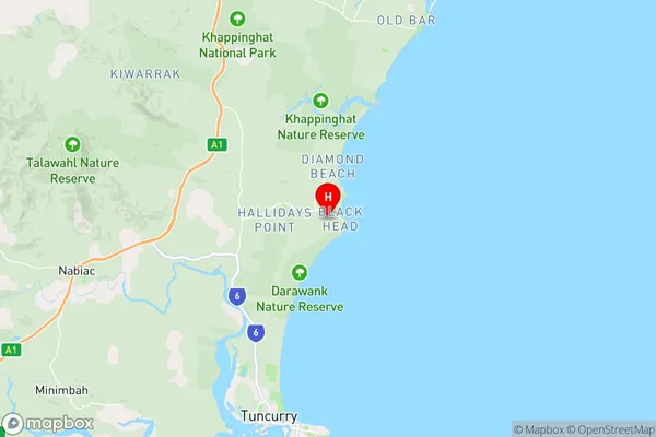 Black Head,New South Wales Area Map