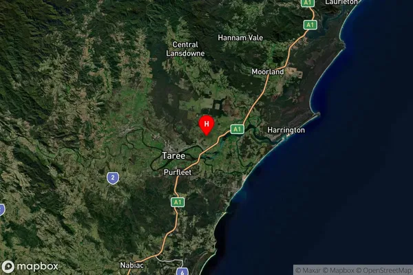 Cundletown,New South Wales Satellite Map