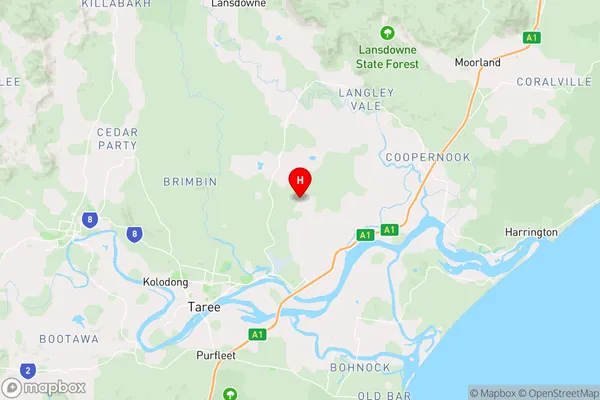 Kundle Kundle,New South Wales Area Map