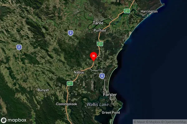 Possum Brush,New South Wales Satellite Map