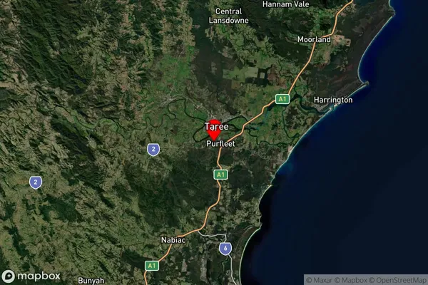 Taree South,New South Wales Satellite Map