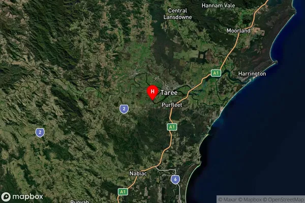 Tinonee,New South Wales Satellite Map