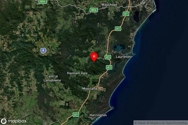 Batar Creek,New South Wales Satellite Map