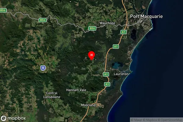 Black Creek,New South Wales Satellite Map