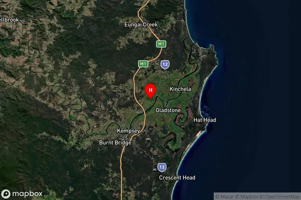 Bellimbopinni,New South Wales Satellite Map