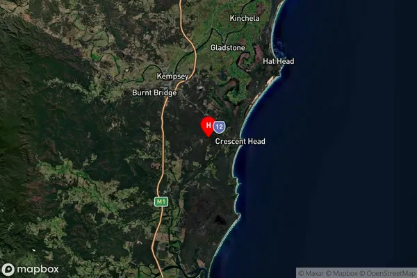 Crescent Head,New South Wales Satellite Map