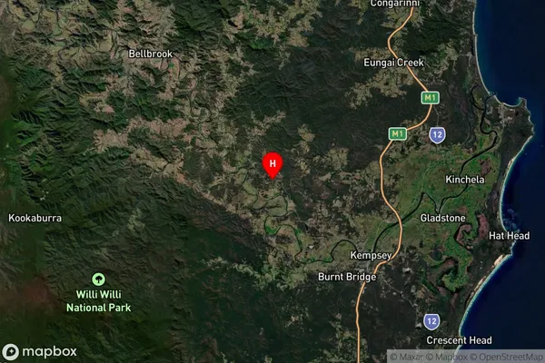 Deep Creek,New South Wales Satellite Map