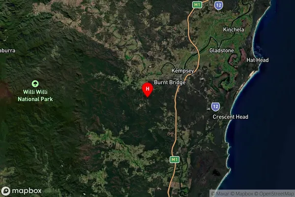 Dondingalong,New South Wales Satellite Map