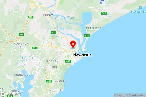 Maryville,New South Wales Area Map