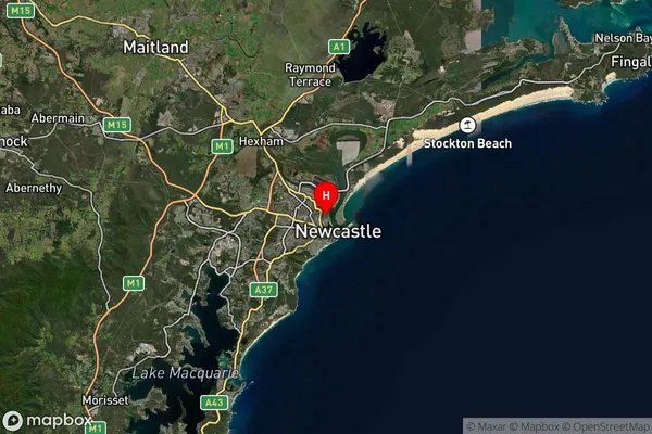 Carrington,New South Wales Satellite Map