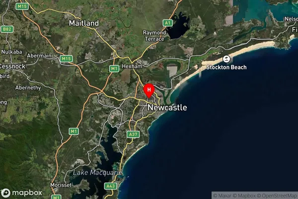 Georgetown,New South Wales Satellite Map