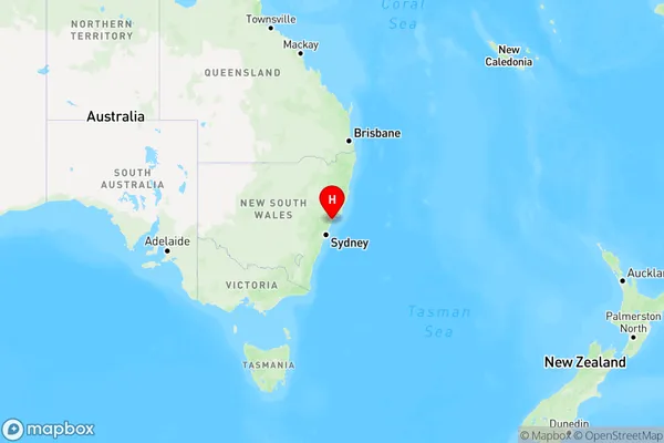 Windale,New South Wales Region Map