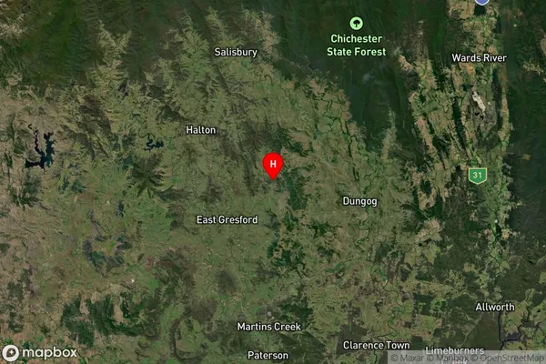 Bingleburra,New South Wales Satellite Map