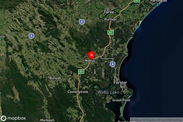 Nabiac,New South Wales Satellite Map