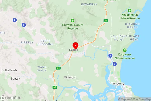 Nabiac,New South Wales Area Map