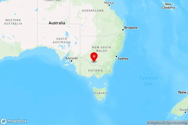 Wanganella,New South Wales Region Map