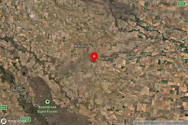 Yallakool,New South Wales Satellite Map