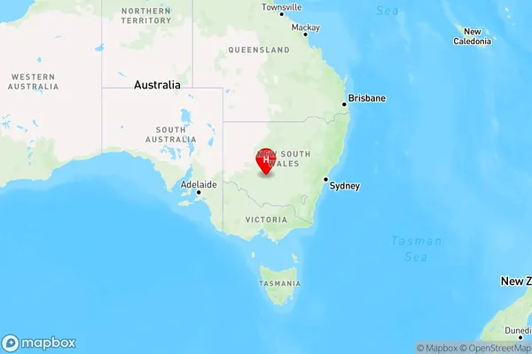 Gunbar,New South Wales Region Map