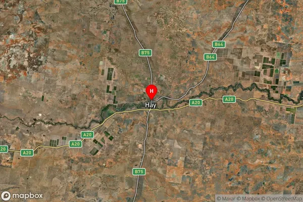 Hay,New South Wales Satellite Map